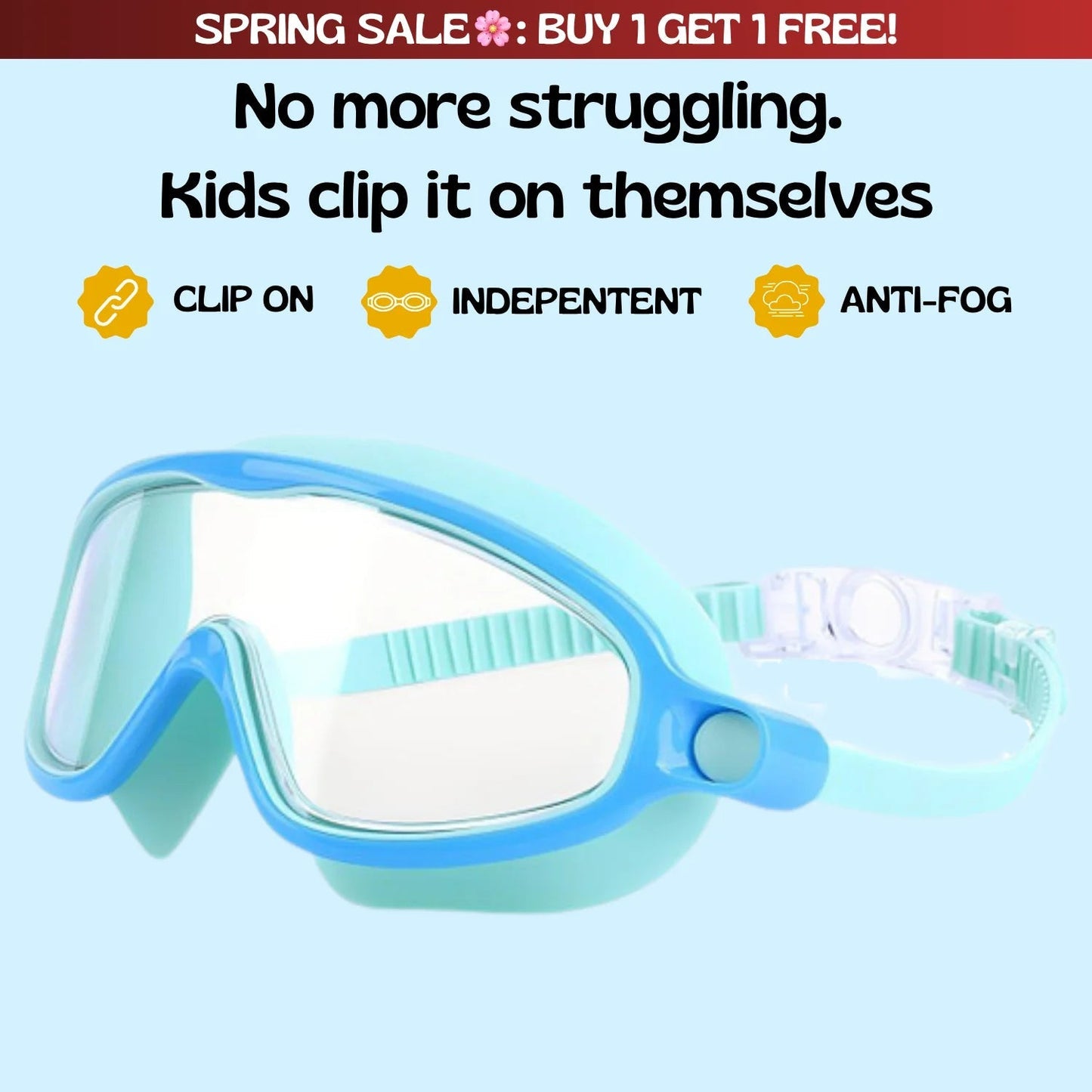 Ameni™ Clip-On Swim Goggles