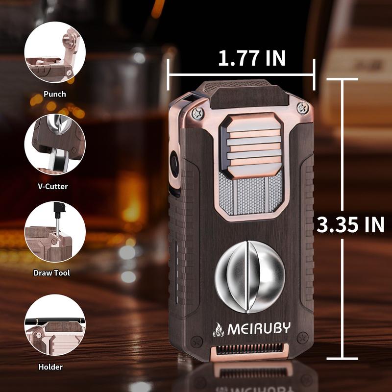 AmeniGoods™ 5-in-1 Butane Torch Lighter