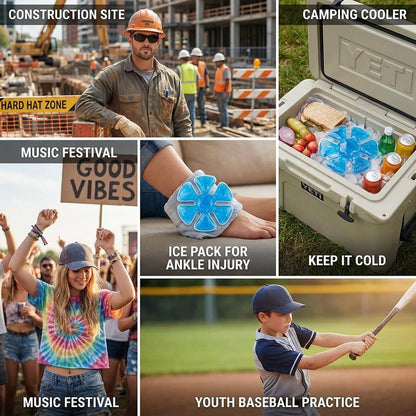 Ice Compress Cooling Pads for Hats