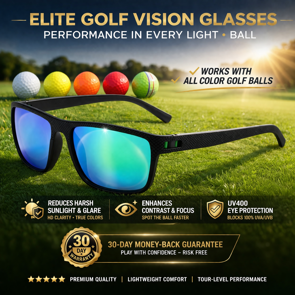 AMENI™ Golf Ball Finding Glasses