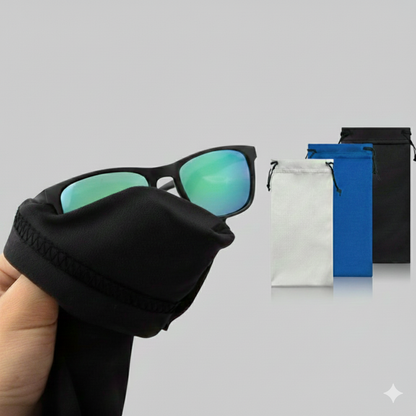 Glass Protection Bundle- Case, Cleaning Clothes, Anti Drop Strap
