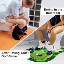 Funny Toilet Golf Gift Set