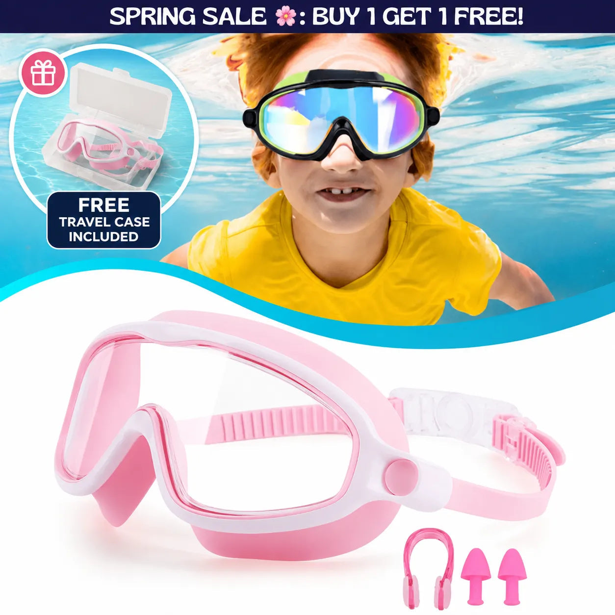 Ameni™ Clip-On Swim Goggles