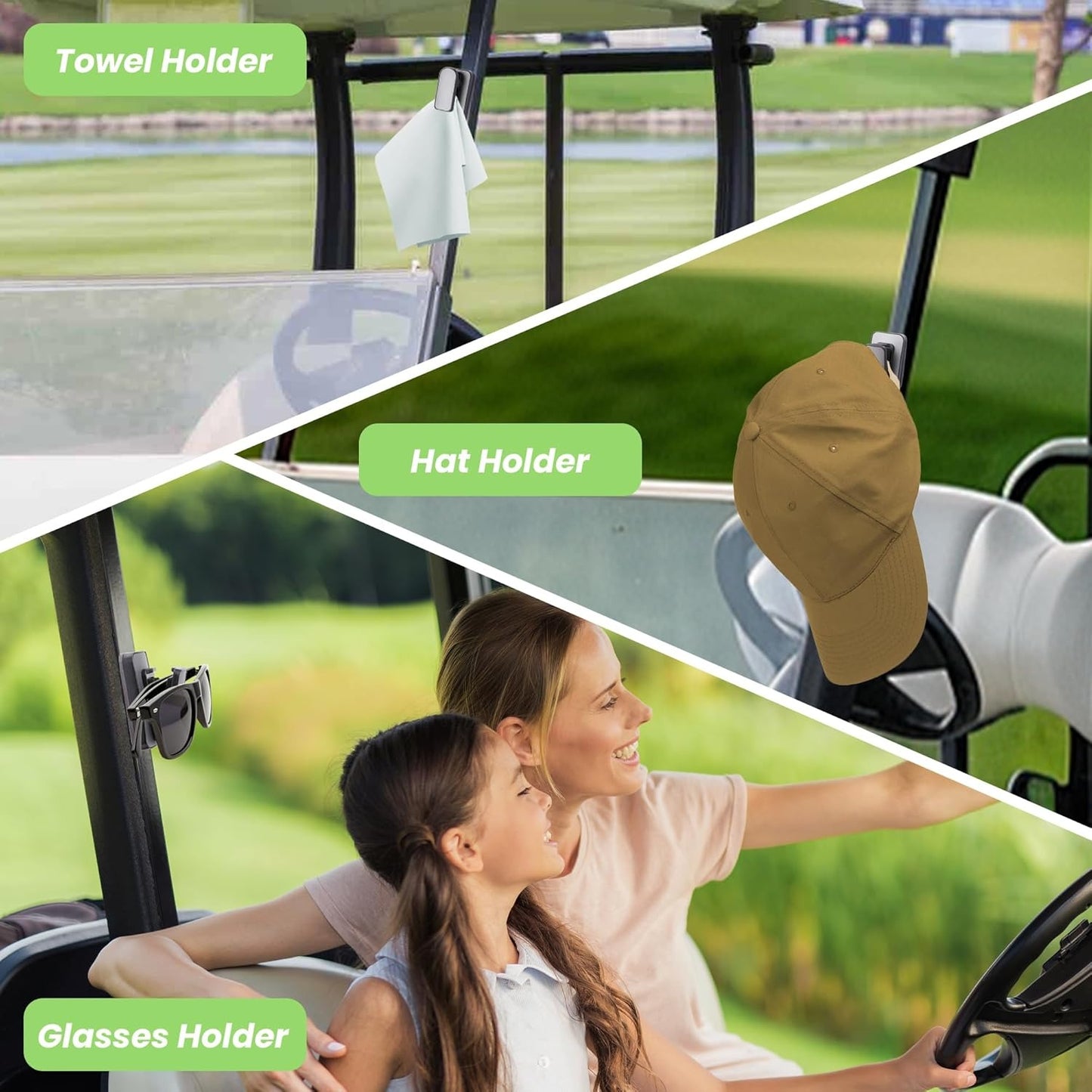 Cart-Ready Glasses Holder