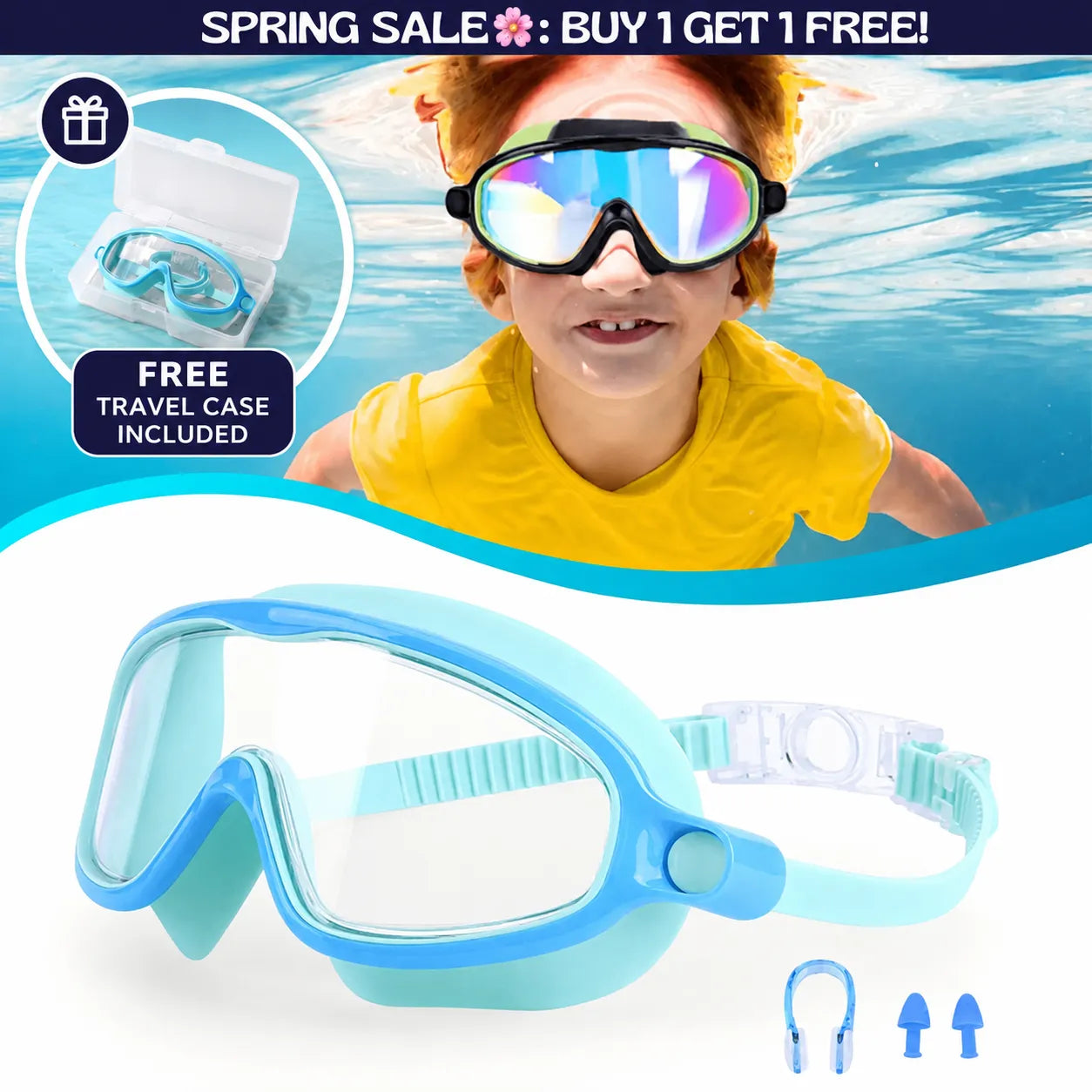 Ameni™ Clip-On Swim Goggles